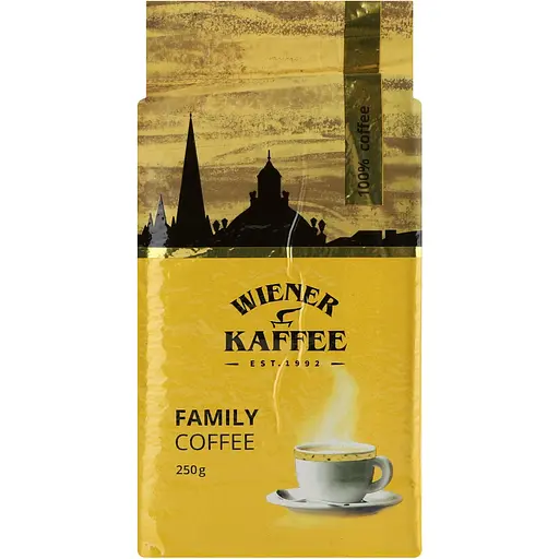 Кава мелена Віденська кава Lvivska Family Coffee 250 г - фото 1