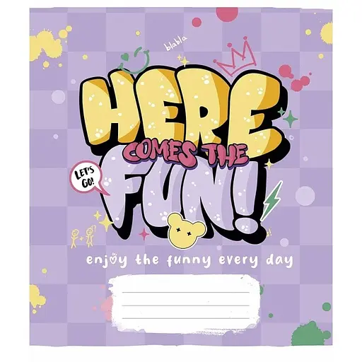 Зошит учнівський "Graffiti style" 048-3327L-3 у лінію, 48 аркушів