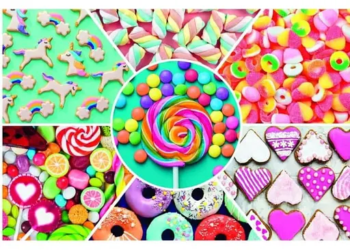 Пазл Trefl Сладости коллаж 300 эл. (23004) - фото 2