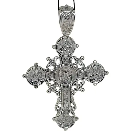 Срібний хрест Харківська ювелірна фабрика Лікі святихк. 3401-Б.Р
