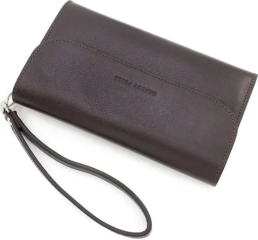 Мужской кожаный кошелек Grande Pelle 22.5х13х4 см sum0023148 - фото 4