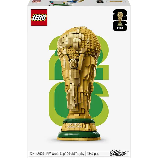 Конструктор LEGO Editions Football Офіційний трофей чемпіонату світу з футболу FIFA 2842 деталі (43020) - фото 1