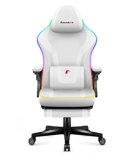 Компьютерное кресло Huzaro Force 4.6 White RGB ткань - фото 4