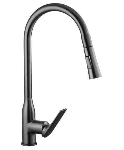 Змішувач для кухні з висувним виливом Kroner KRP Graz - GRP030-T (CV031336) - фото 3