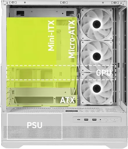 Корпус MSI MAG Pano 110R PZ ARGB White - фото 4