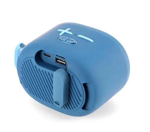 Портативна Bluetooth-колонка T&G TG662 бездротова переносна колонка з вологозахистом Синій - фото 3
