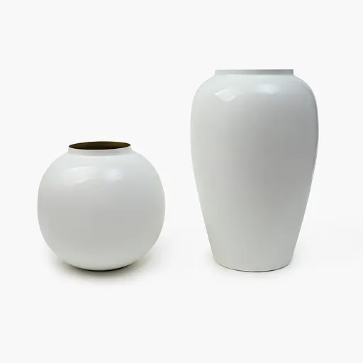 Ваза MBM HOME Елізіум залізна білий - золотий 230х230х350 мм (VB-04 WHITE/GOLD) - фото 6