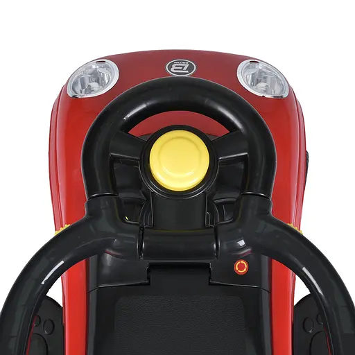 Каталка-толокар Bambi Racer M 5784-3 с родительской ручкой и музыкой, красный - фото 6