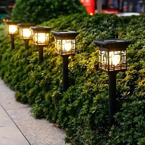 Вуличні садові сонячні світильники Ground Plug Light YT-885B 4 шт. на сонячних батареях підсвічування газону - фото 2