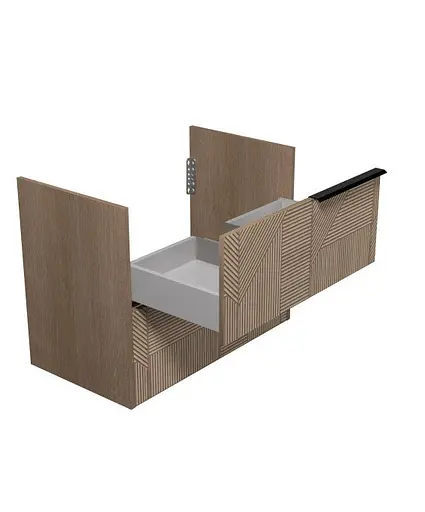 Тумба Мойдодир Illusion 80-A під умивальник 80 см - фото 2