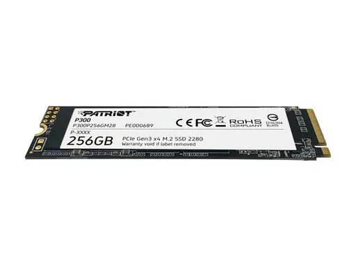 SSD накопитель M.2 Patriot P300 256GB NVMe 2280 PCIe 3.0 3D TLC - фото 3