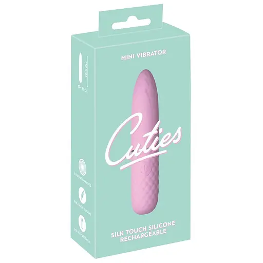 Вібратор Cuties Mini 10.5 см рожевий - фото 8