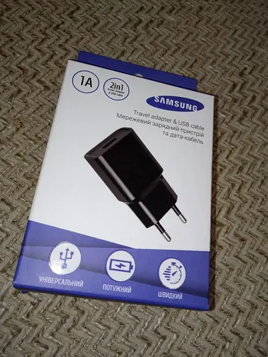 Зарядний пристрій Samsung S90 1 A 1 порт USB - фото 5