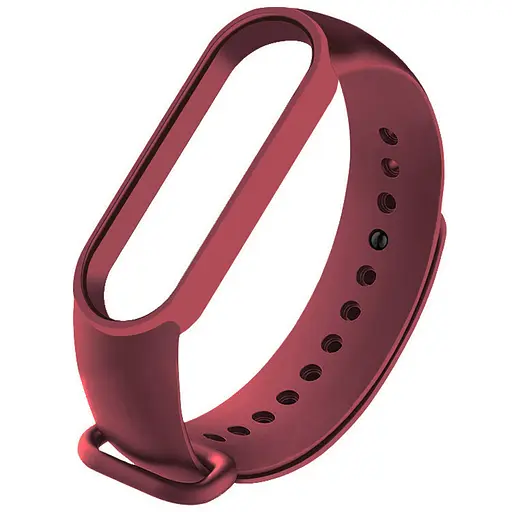 Силиконовый ремешок для Xiaomi Mi Band 3/4 Бордовый / Maroon