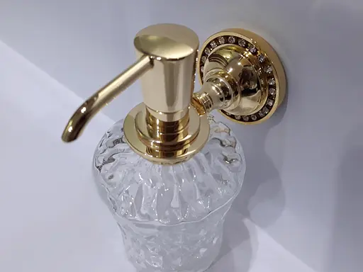 Дозатор для рідкого мила Kugu Swan 414G, Золотий - фото 2