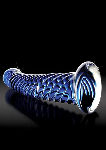 Фалоімітатор Icicles Model 29 19 см синій - фото 3