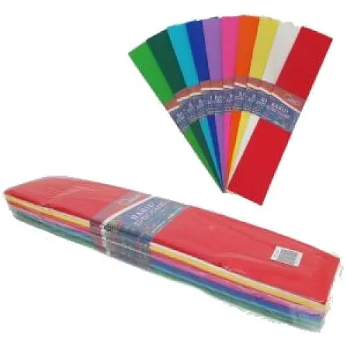 Бумага гофрированная KR55-MIX1 J.Otten 55% 20г/м2 (50см.х200см.) (4823322151115) Жёлтый - фото 2