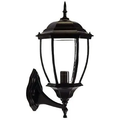 Ліхтар садовопарковий Romin чорний - фото 1