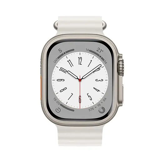 Ремінець силіконовий Hoco iWatch WA12 marine double buckle 38/ 40/ 41 mm білий - фото 4