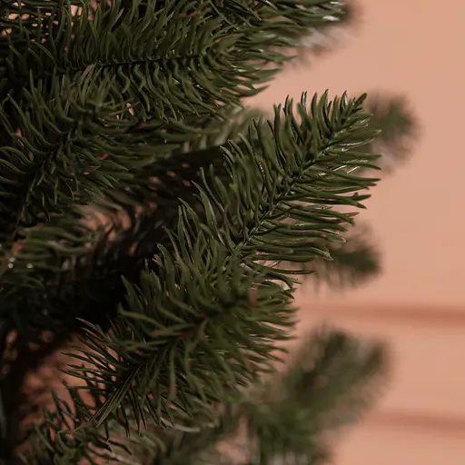 Лита штучна ялинка зелена 120 см на пластиковій підставці Lugi SOK-M-D-4 - фото 3