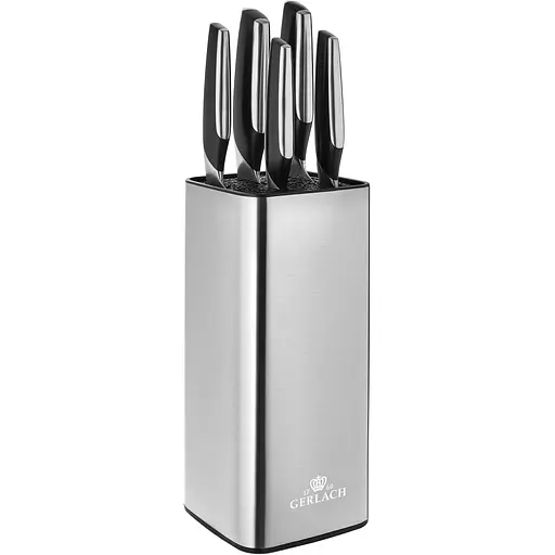 Набор из 5 кухонных ножей и подставки Gerlach Prestige (5901035505827)