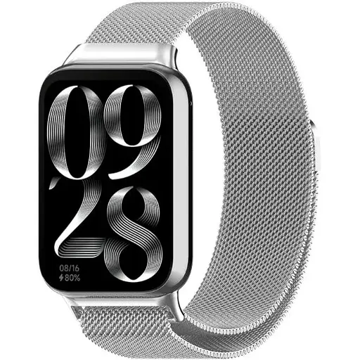 Ремінець DK CDK для Xiaomi Mi Smart Band 9 Pro Metal Milanese Loop Magnetic (017123) (silver) - фото 2