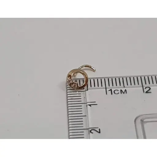 Золота сережка-пірсинг Dear в ніс Dear. 1049.1 - фото 5