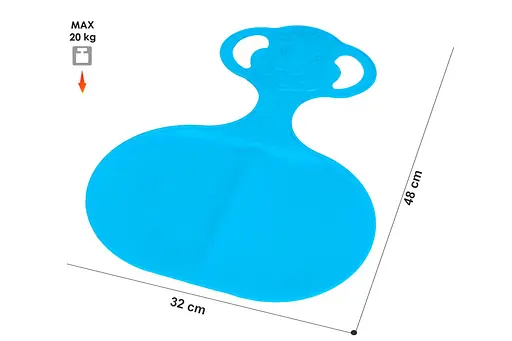 Санки Ледянка 48×33×2 см 1028 ТехноК (4823037601028) МІКС - фото 3