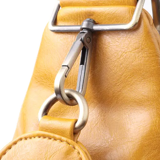 Женская сумка Vintage из экокожи с акцентом на текстильную лямку 18х33х10 см sum0026971 - фото 6