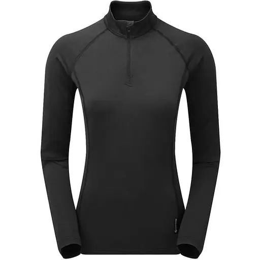 Термокофта Montane Female Dart Thermo Zip Neck Black M (1004-FDTZNBLAM12)