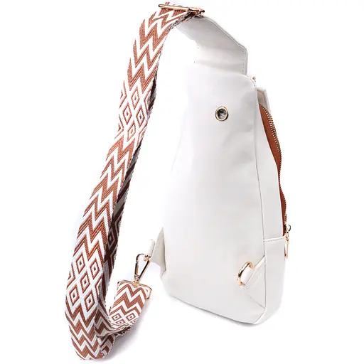 Женская слинг сумка Vintage через плечо из экокожи 16х30х8 см sum0026958 - фото 2