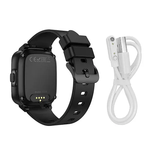 Детские смарт-часы Hoco y104 с поддержкой 4G черно-розовый - фото 4