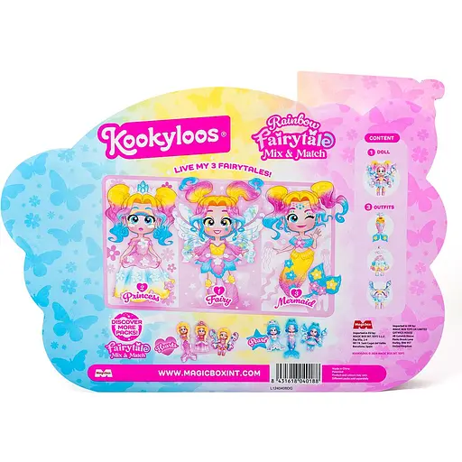 Ігровий набір з лялькою Kookyloos серії Fairytale - Рейнбоу (PKLSP106IN210) - фото 7