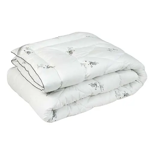 Одеяло из искусственного лебединого пуха Руно Silver Swan зимнее 200х220 см 322.52_Silver Swan
