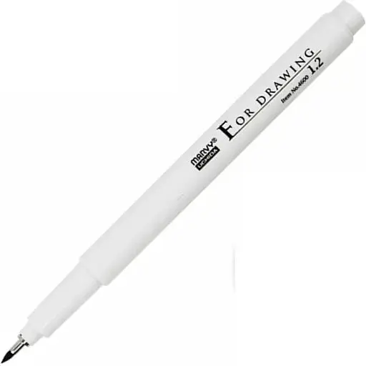 Мульти-лайнер Marvy 1.2 мм чорний 4600-S  - фото 1