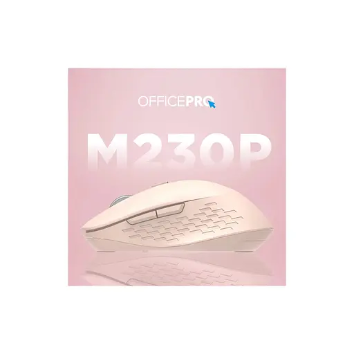 Мишка OfficePro M230P Silent Click Wireless/Bluetooth Pink (M230P) - фото 5