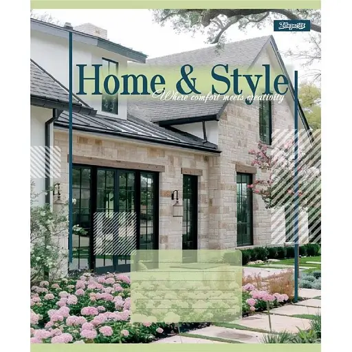 Зошит учнівський "Home & Style" 1 Вересня 768113 24 аркушів Різнокольоровий - фото 1