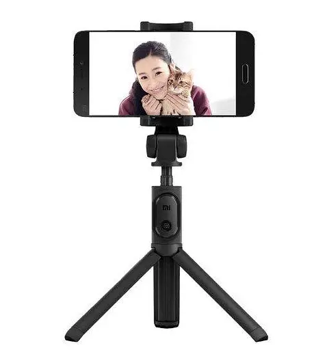 Трипод для смартфона Xiaomi Bracket Self-timer черный - фото 2