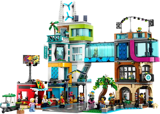 Конструктор LEGO City Центр города, 2010 деталей (60380) - фото 2