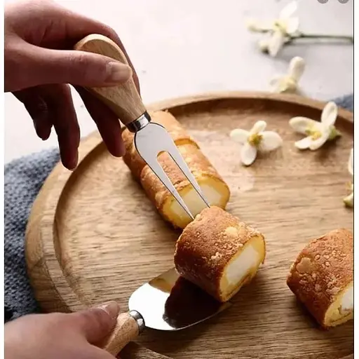 Набір ножів для сиру з нержавіючої сталі 4 шт. (NRW34SETKN) - фото 2