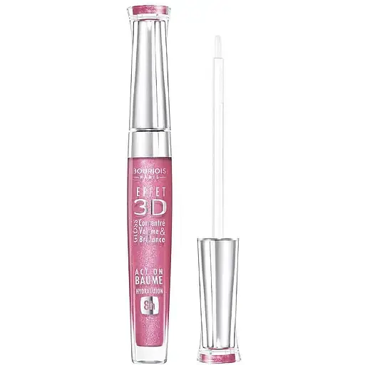 Блиск для губ Bourjois Effet 3D Balm Action відтінок 20 Rose Symphonic 5.7 мл (8000009847414) - фото 2