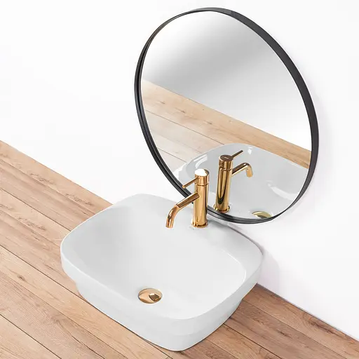 Умивальник Rea Marika 50 накладний білий REA-U9611, Білий - фото 6