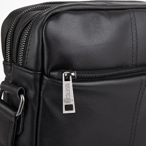 Чоловіча шкіряна сумка через плече TARWA 24х26х7 см sum0025862 - фото 8