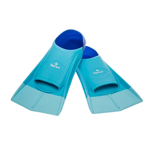 Короткі ласти для тренування в басейні Renvo Frio із закритою п'ятою різнокольоровий розмір 33-35 (SF100-06 33-35) - фото 5
