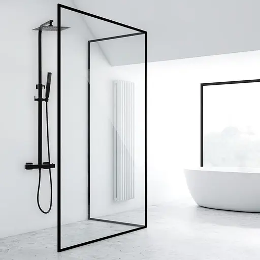 Душова система Yoka Gira 25 Black з термостатом BP.GIRA-THERM-25-BLK, Чорний матовий - фото 9