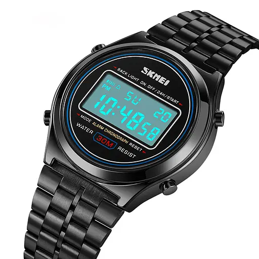 Наручний годинник чоловічий 2146BK Black Skmei acs0030242 - фото 2