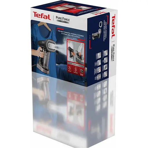 Компактный отпариватель Tefal Pure Force 3 в 1 черно-розовый (DT8765E0) - фото 10