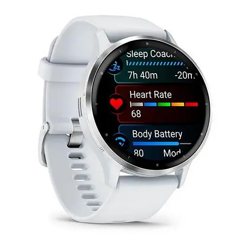 Смарт-годинник Garmin Venu 3 Slate S. Steel Bezel w. Black Case and S. Band (010-02784-00) - фото 2