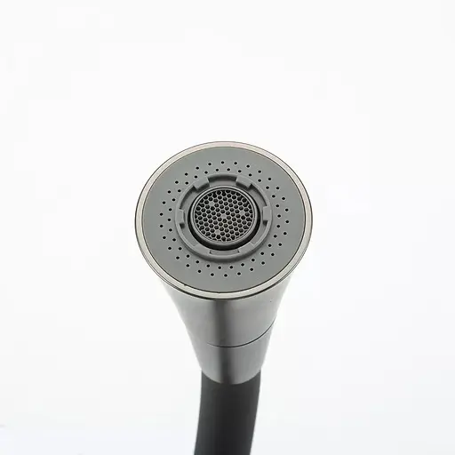 Смеситель для кухни с гибким изливом Frap F4044-9 Графитовый хром - фото 3