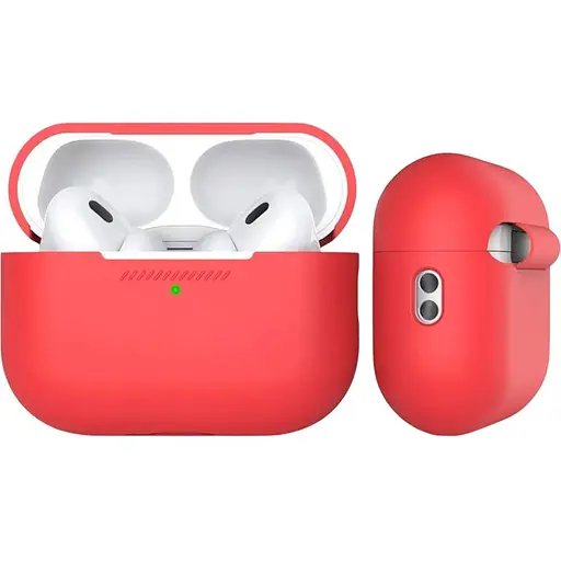 Чехол AhaStyle Colorful Silicone Case для AirPods Pro 2 Red (CP-187-2-C-RD) [133843] - фото 2